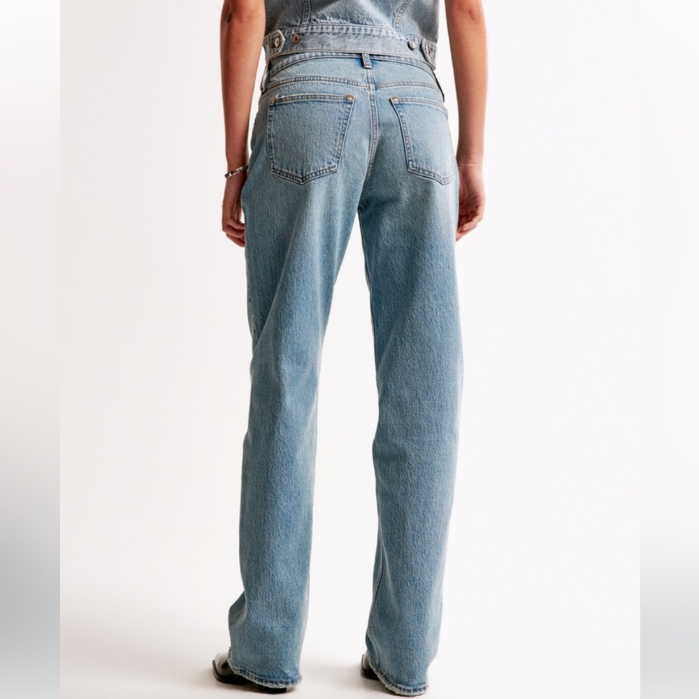 ABERCROMBIE LOW RISE BAGGY JEAN SIZE 6L 6 Long - Picture 4 of 7
